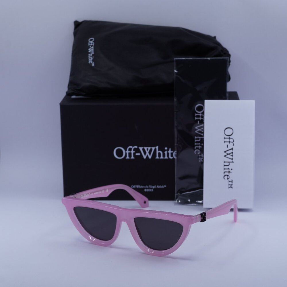 Off-White OERI13VJASPER 3007 Geometric Sunglasses – Pink\Grey